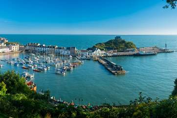 Ilfracombe is a delightful seaside town.
