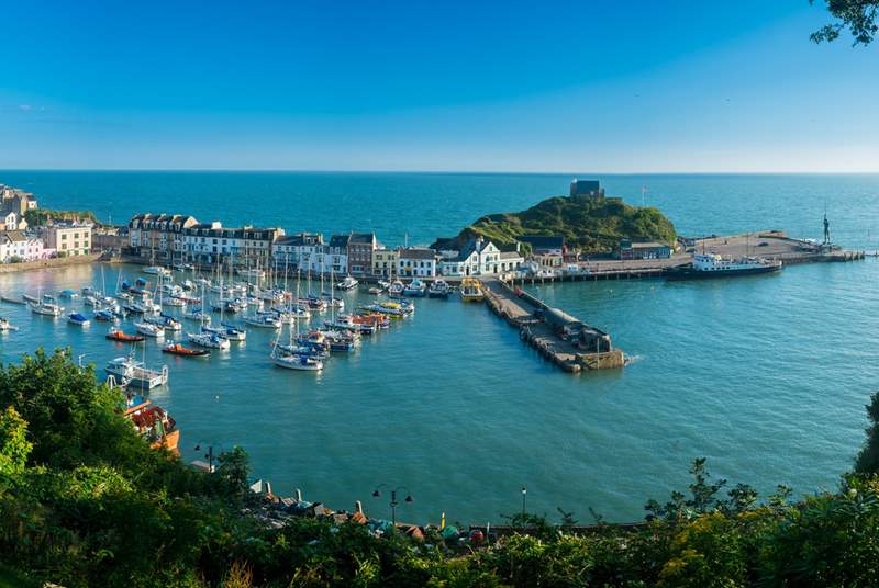 Ilfracombe is a delightful seaside town.