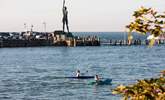 Verity stands guard overlooking Ilfracombe harbour. - Thumbnail Image