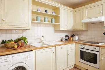 The kitchen has everything you'll need.