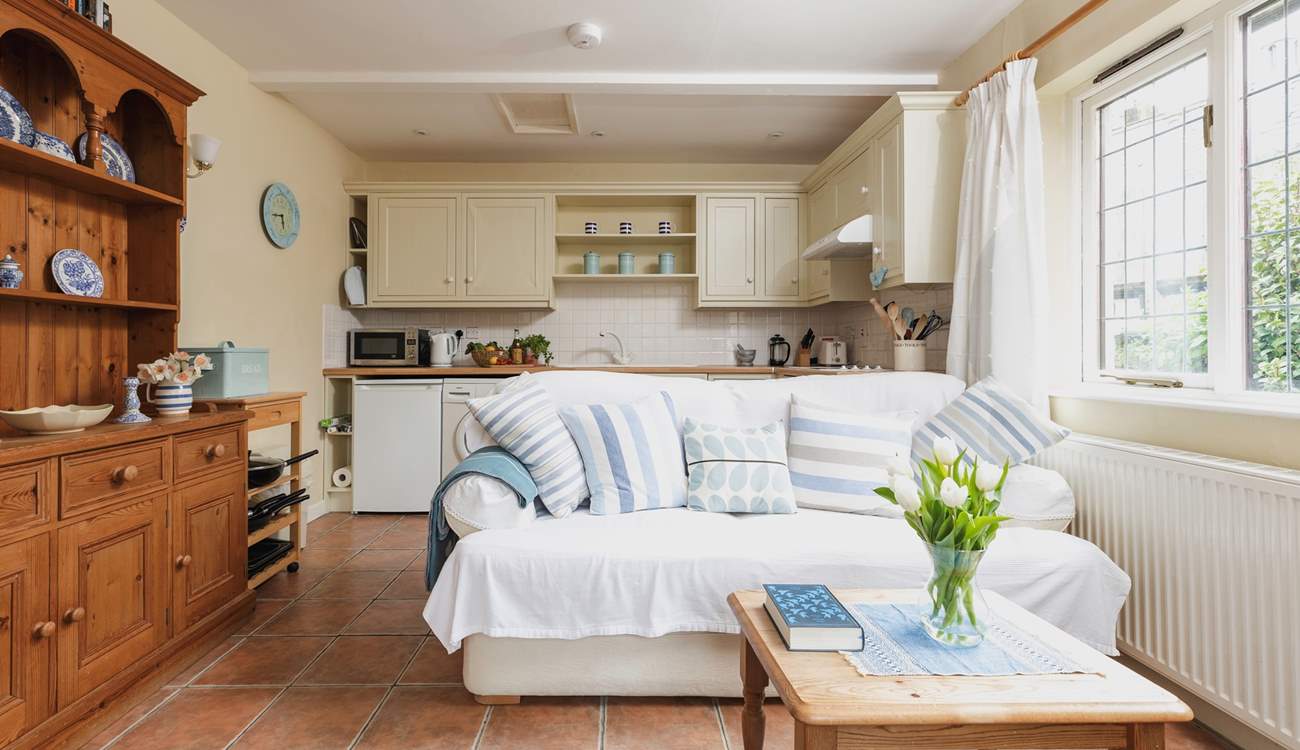 The delightful seating area. 