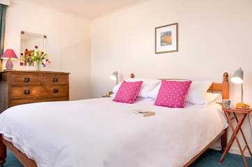 Bedroom 2 has a comfy king-size double bed.