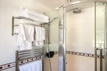 The shower-room.