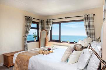 It will be difficult getting out of a bed with a view like this, but you are on holiday - so there's no rush!