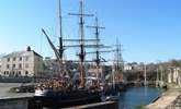 One of the lovely tall ships in nearby Charlestown harbour. - Thumbnail Image