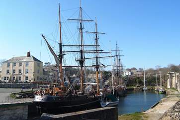 One of the lovely tall ships in nearby Charlestown harbour.