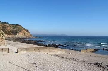 The beach at Charlestown.