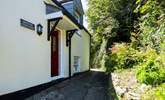 A shallow flight of steps lead from the parking-area to Oyster Cottage, a modern end-of-terrace property much bigger in reality than it looks in the picture. - Thumbnail Image