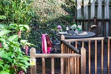 The perfect spot for a cream tea. Jam first of course!