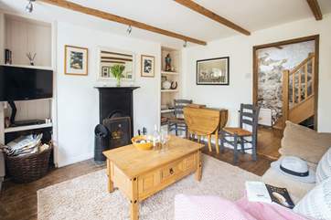 The cosy sitting-room.