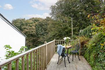 The cute balcony area.