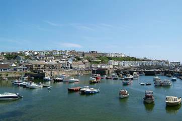 Porthleven harbour.