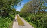 The lanes to the cottage are narrow in places, but there are lots of passing places along your route. - Thumbnail Image