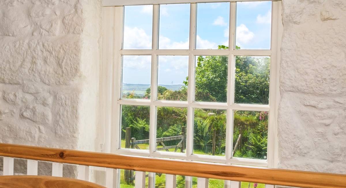 The large picture window with unobscured far reaching countryside views - and on a clear day you can see the sea!