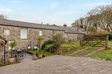 Little Trebarvah is semi-detached and adjoins a small property occasionally used by friends.