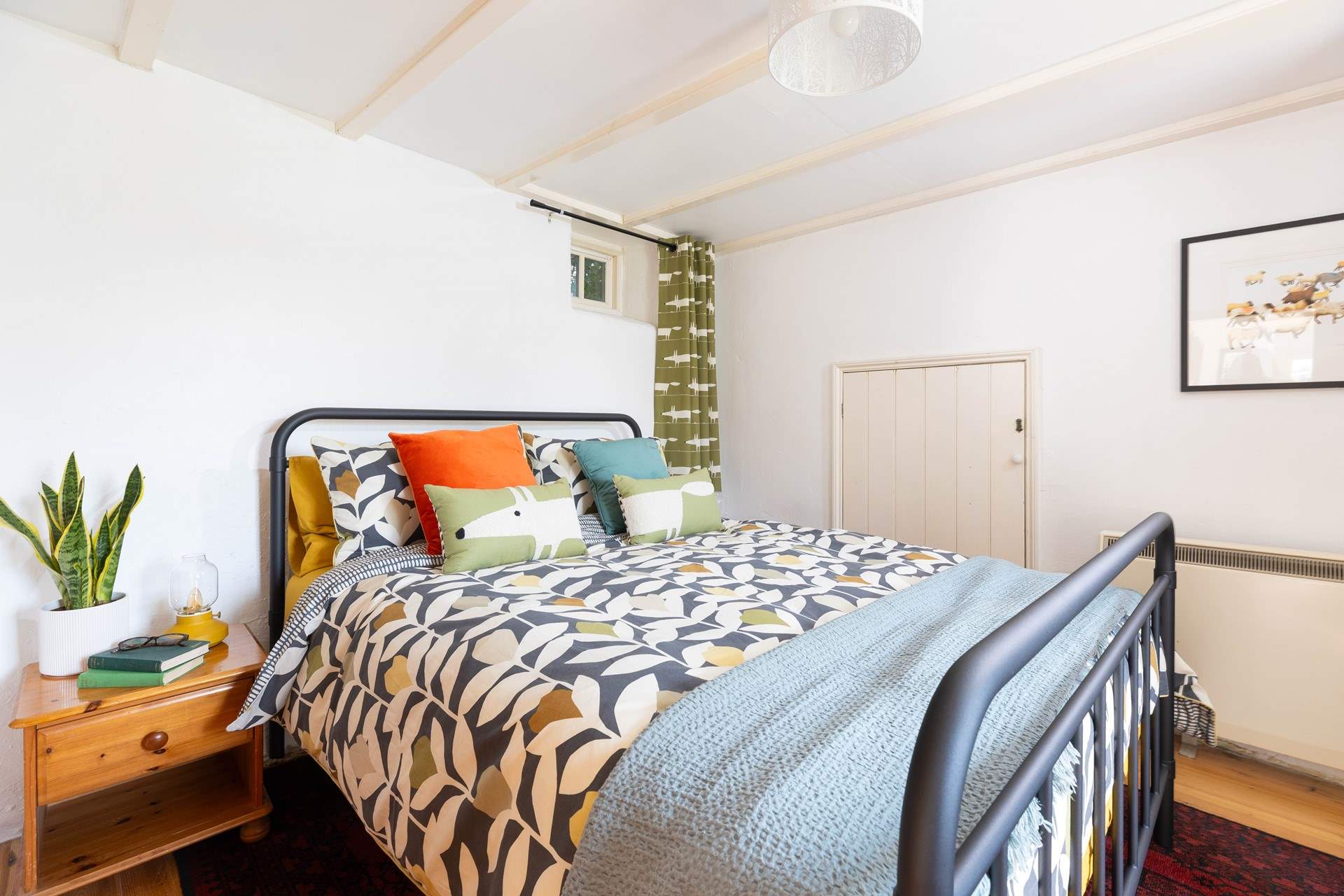 Bedroom 1 has a king-size bed for those long slow mornings. 