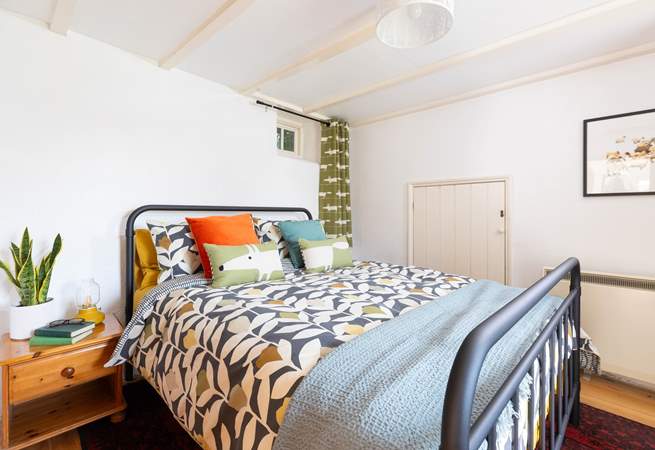 Bedroom one has a king size bed for those long slow mornings. 