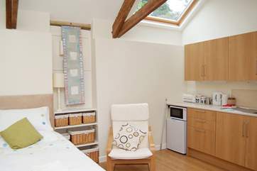 The annexe gives further space for two - here made up as twin beds but can also be made up as a double bed (Bedroom 7).