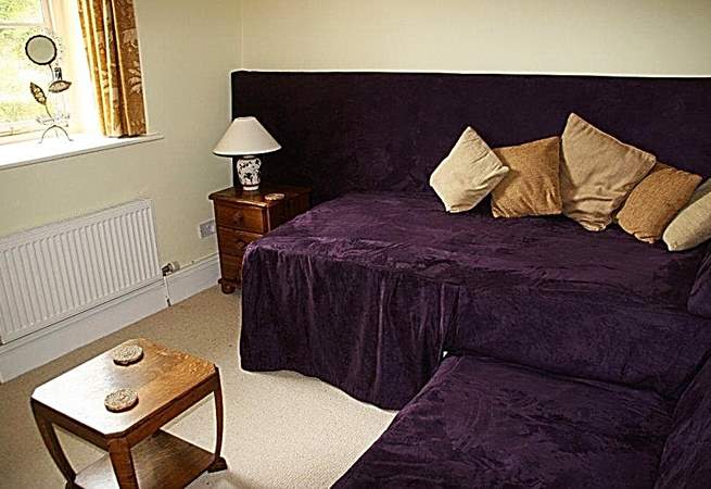 Bedroom 1 on the ground floor can either be a snug with a TV or can be made up with 'zip and link' double or twin beds.