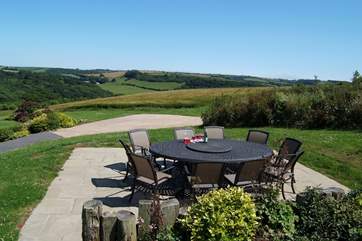 The house is surrounded by gorgeous countryside.