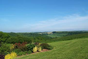The view from the garden.