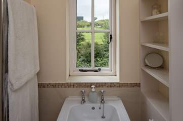 The cloakroom on the ground floor.