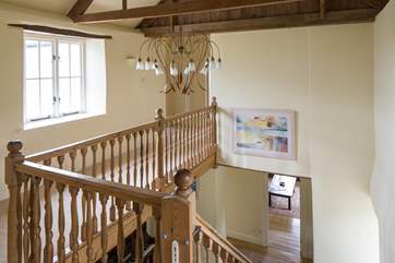 An impressive staircase.