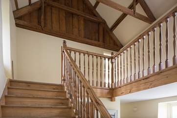 A very impressive staircase.