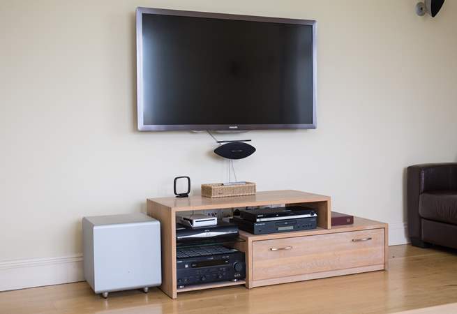An all singing, all dancing stereo and TV system.