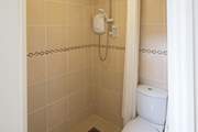 The shower-room in the annexe.