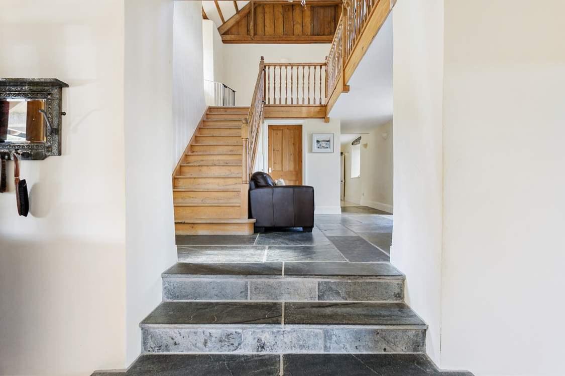 A fantastic entrance hall greets you.