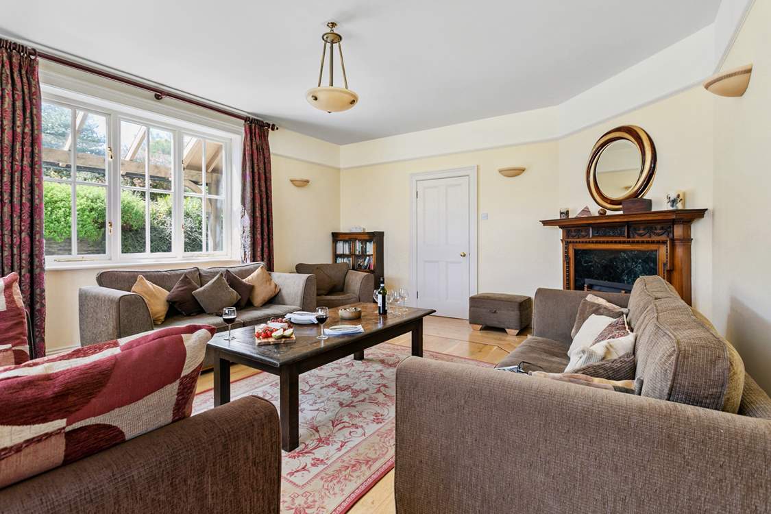 The second sitting-room is perfect for wine and cheese in the evenings.