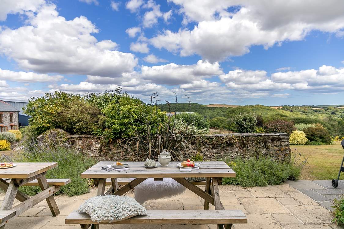 Enjoy a cup of tea and take in the incredible views.