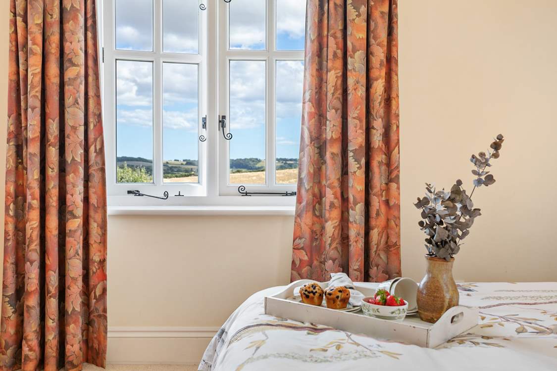 Enjoy a spot of breakfast in bed on your holiday.