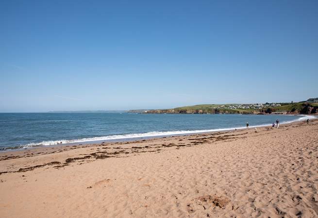 The beautiful South Milton Sands. Just one of the many glorious beaches right on your doorstep.