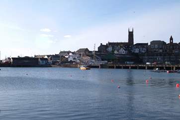 Penzance harbour.