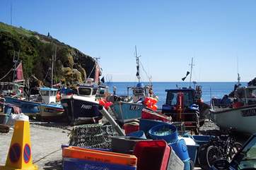 A local fishing cove.