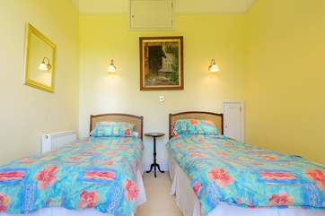 The twin bedroom.