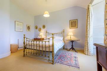 The blue bedroom.