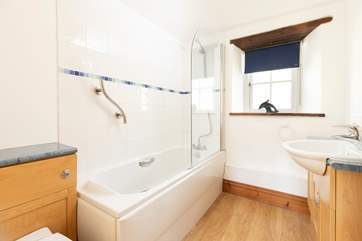 Enjoy a soak in the bath after a day exploring.