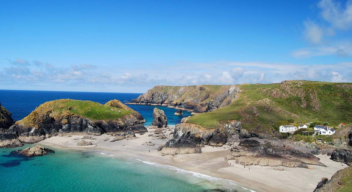 Kynance Cove for heavenly beach days.