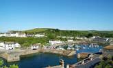 Porthleven Harbour, a great place to stroll around whatever the weather. - Thumbnail Image