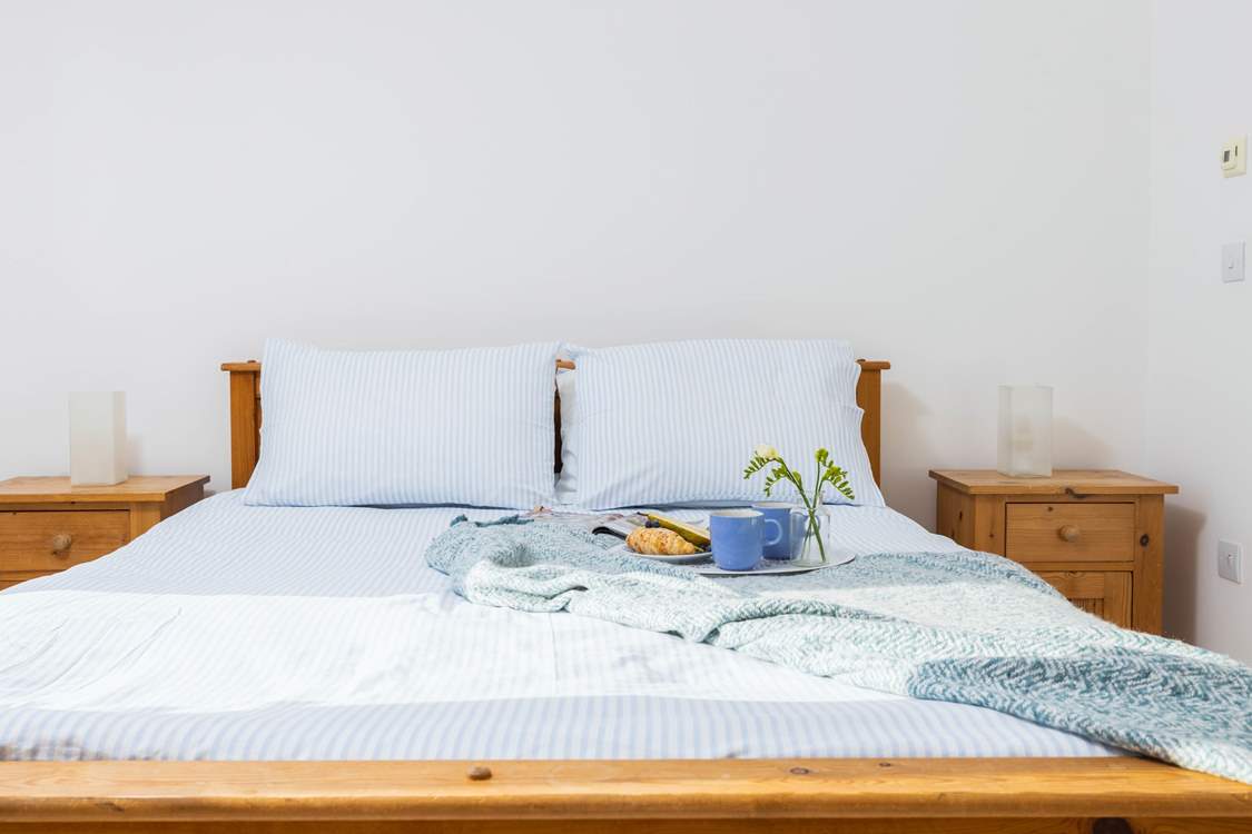 Every room has luxury linens.