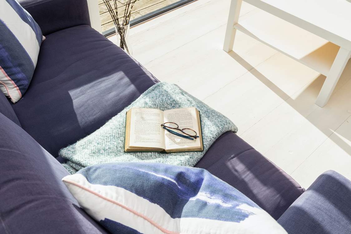 Relax with a good book, the perfect holiday pastime.