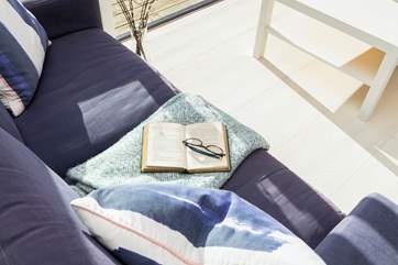 Relax with a good book, the perfect holiday pastime.