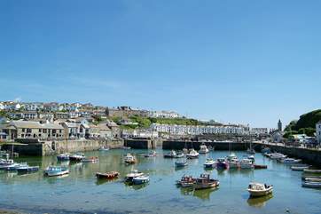 Nearby Porthleven's picturesque harbour.