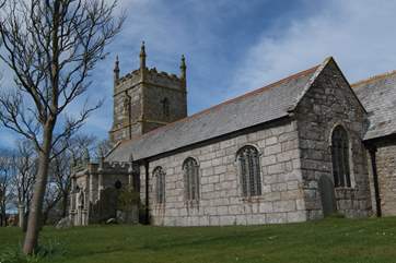 The pretty church at Wendron.