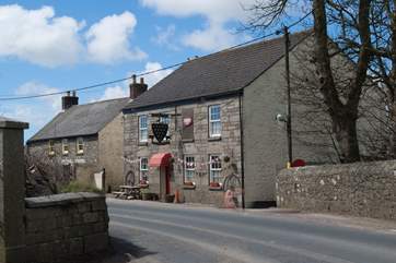 The New Inn pub is a few minutes' drive from the cottage or a 15-20 minute walk downhill on the way there, depending on your pace!