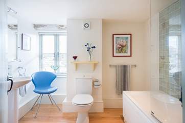 The bathroom is on the ground floor.