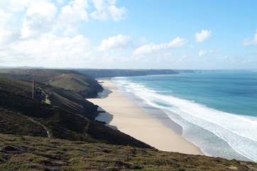 There are fabulous walks along the nearby north coast cliffs.